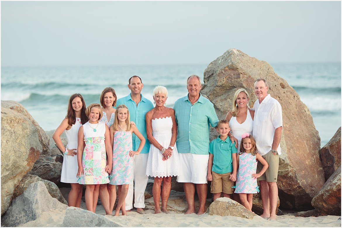 Extended Family What To Wear San Diego Beach Photography