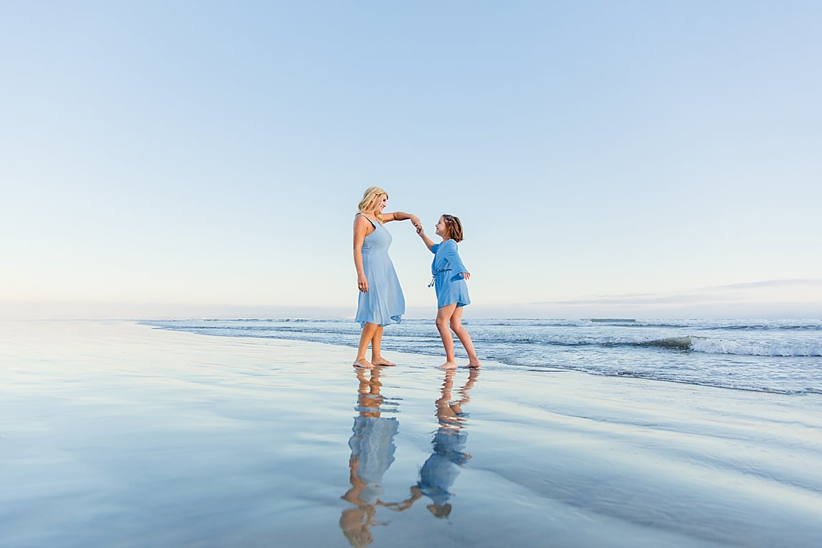 Family Photoshoot on the Beach in Coronado CA