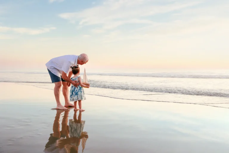 Child learning to Sail