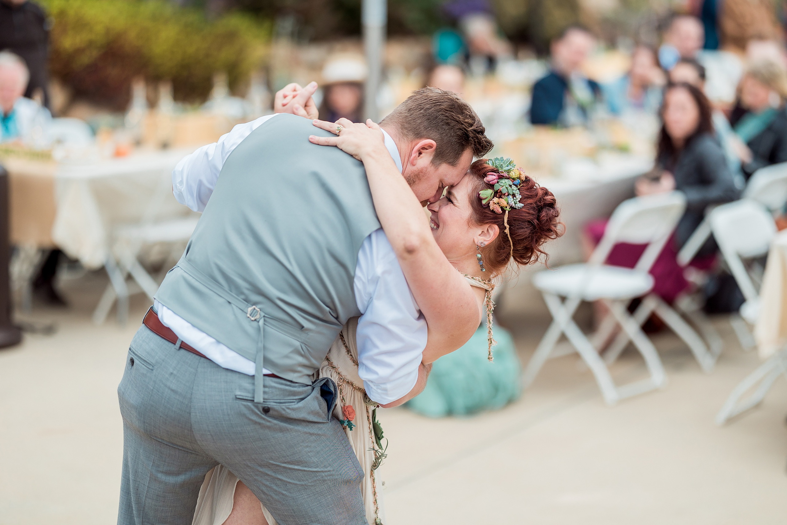 Moriah & Greg’s Wedding — 106 Groom gazes adoringly at his bride, capturing genuine affection between them