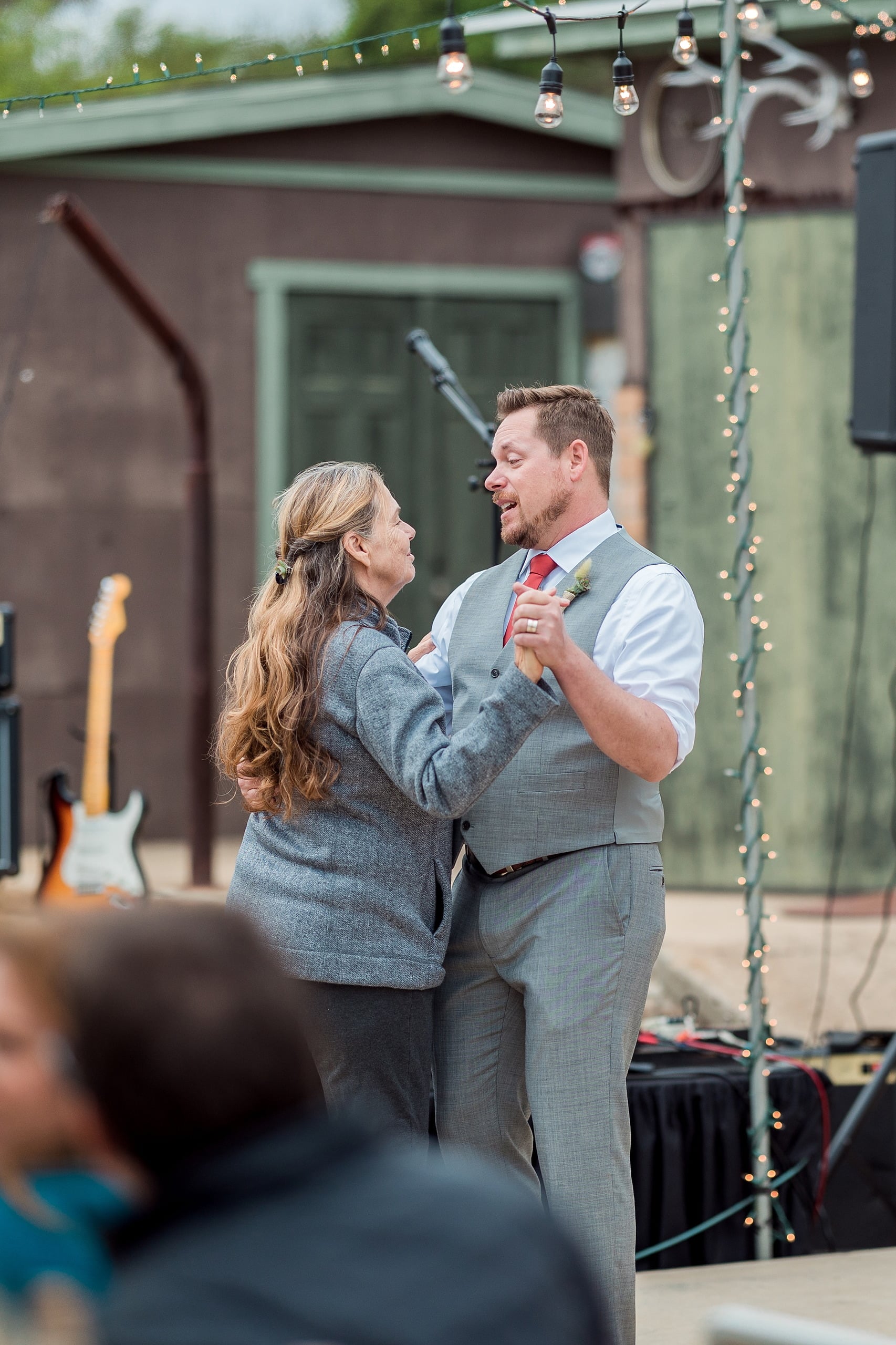 Moriah & Greg’s Wedding — 108 Band continues playing as dancers move freely to live music in outdoor garden space