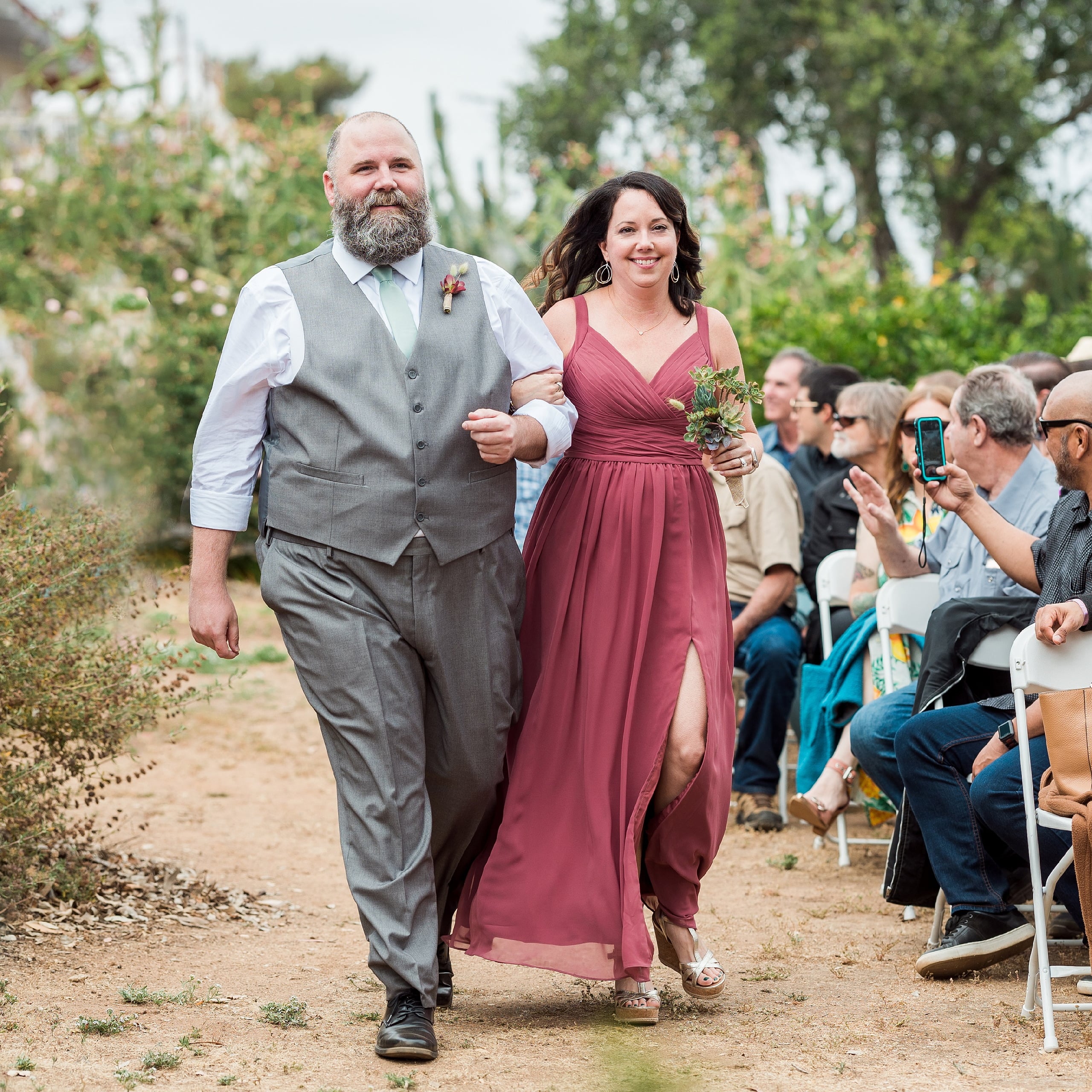 Moriah & Greg’s Wedding — 18 Guests mingle in casual mixed attire, embracing the eccentric spirit of the celebration