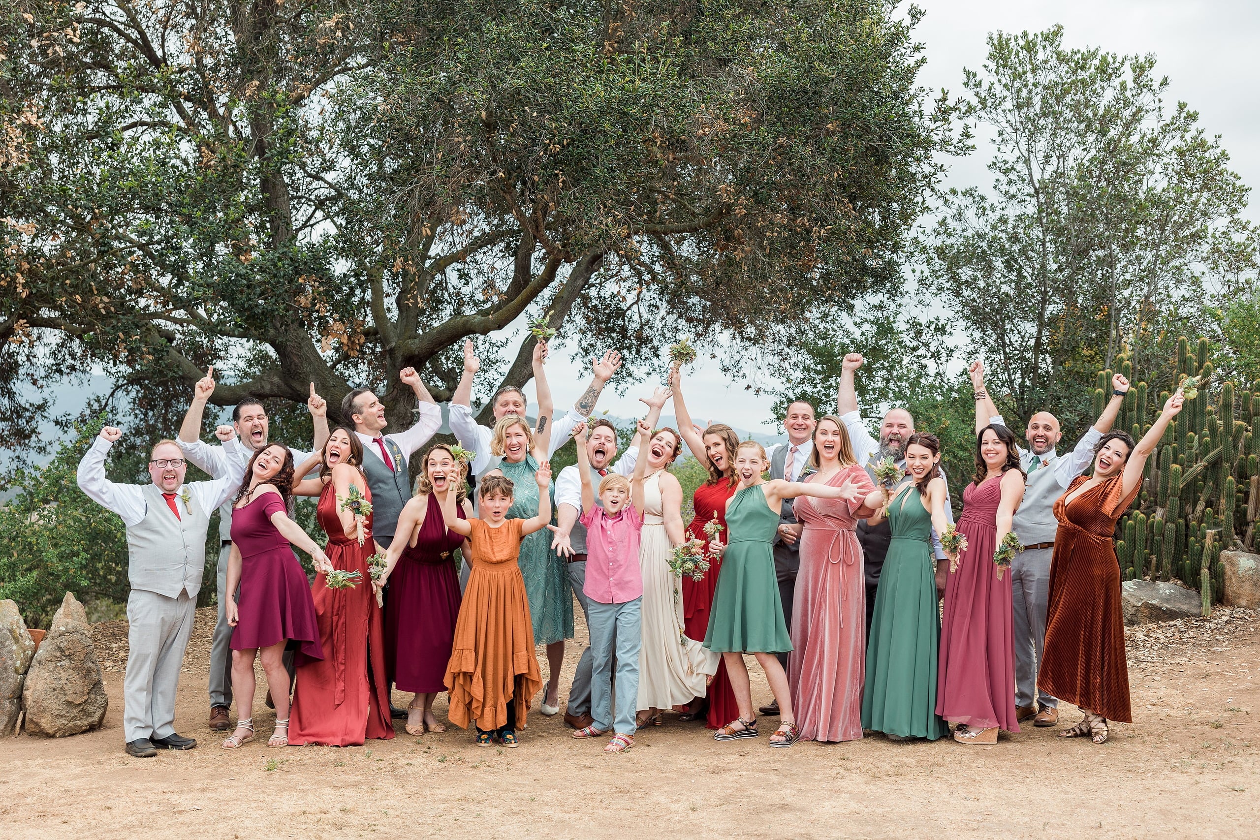 Moriah & Greg’s Wedding — 65 Children run and play in background while adults celebrate the couple's union