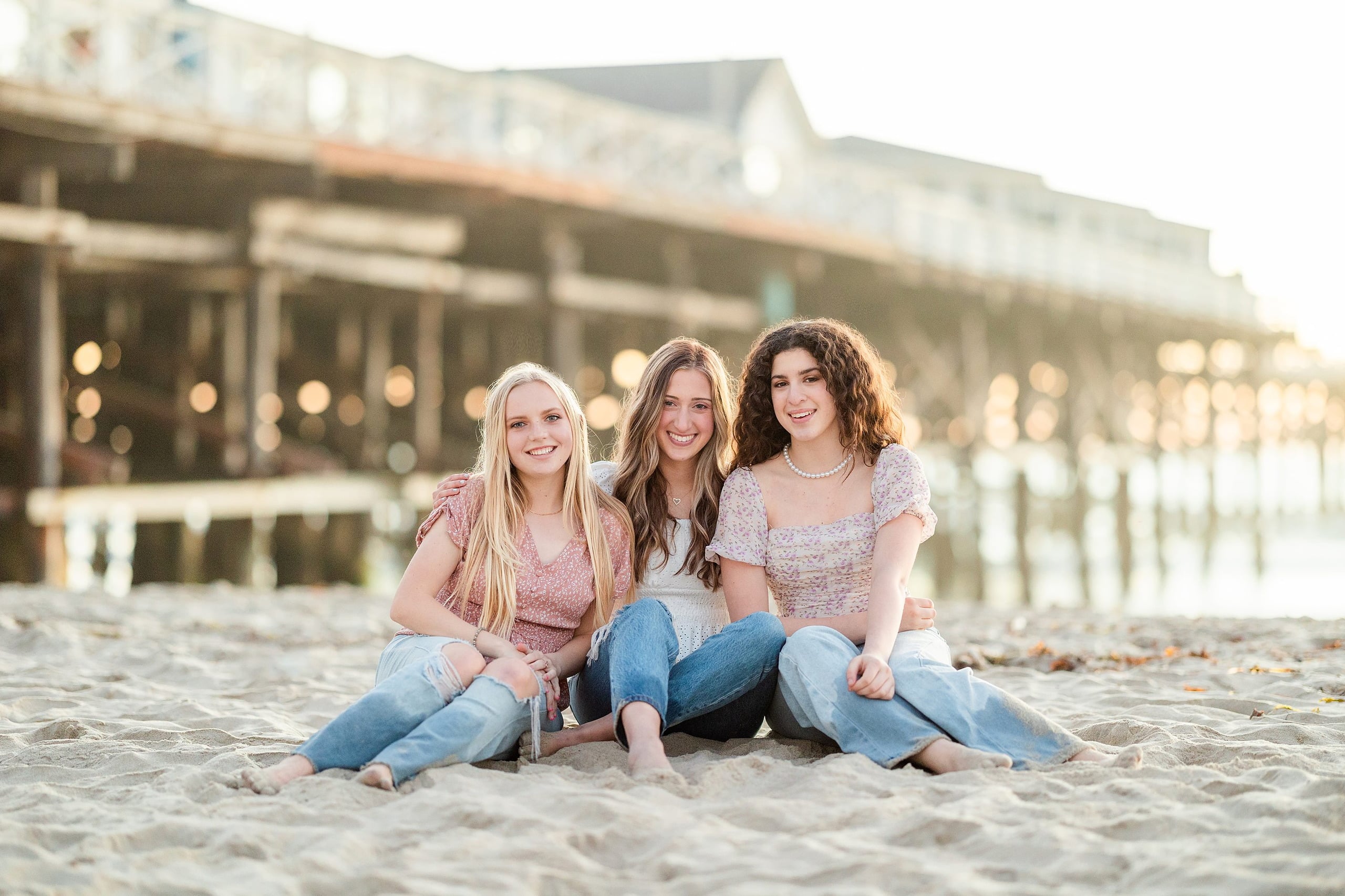 Coronado Photography Senior Portraits on the Beach,Crystal Pier Hotel & Cottages