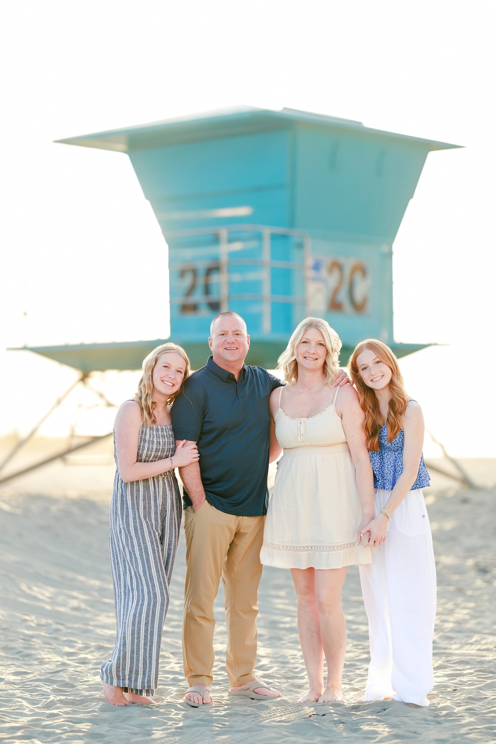 Sisters & Senior Portraits at the Del — 10 Teen leaning against weathered pier rail with ocean and sky in background