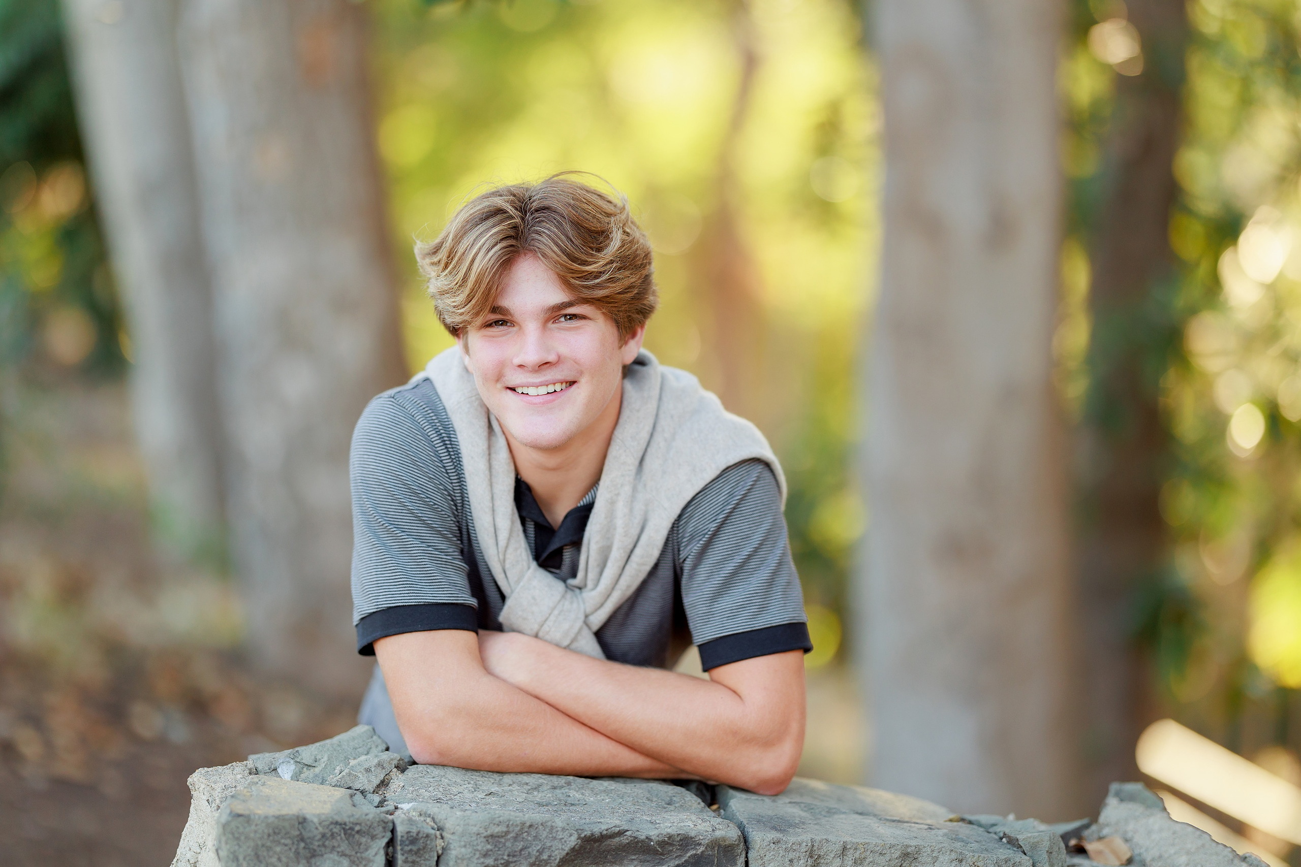 Six Years Later: Family Photos in Balboa Park — 15 Alicia and three teenagers gathered at Balboa Park garden