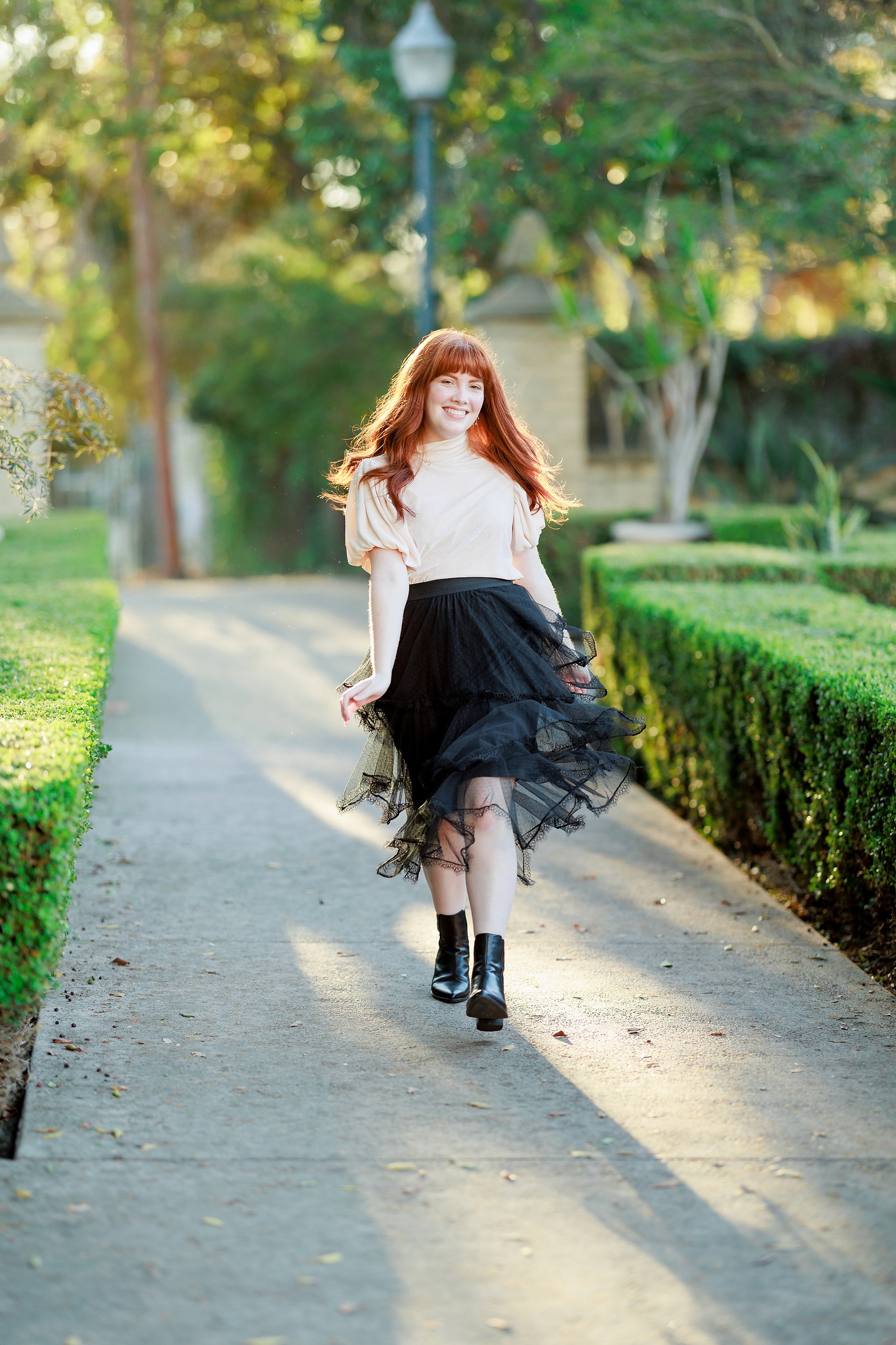 Six Years Later: Family Photos in Balboa Park — 22 Teen girl portrait in evening light at Balboa Park