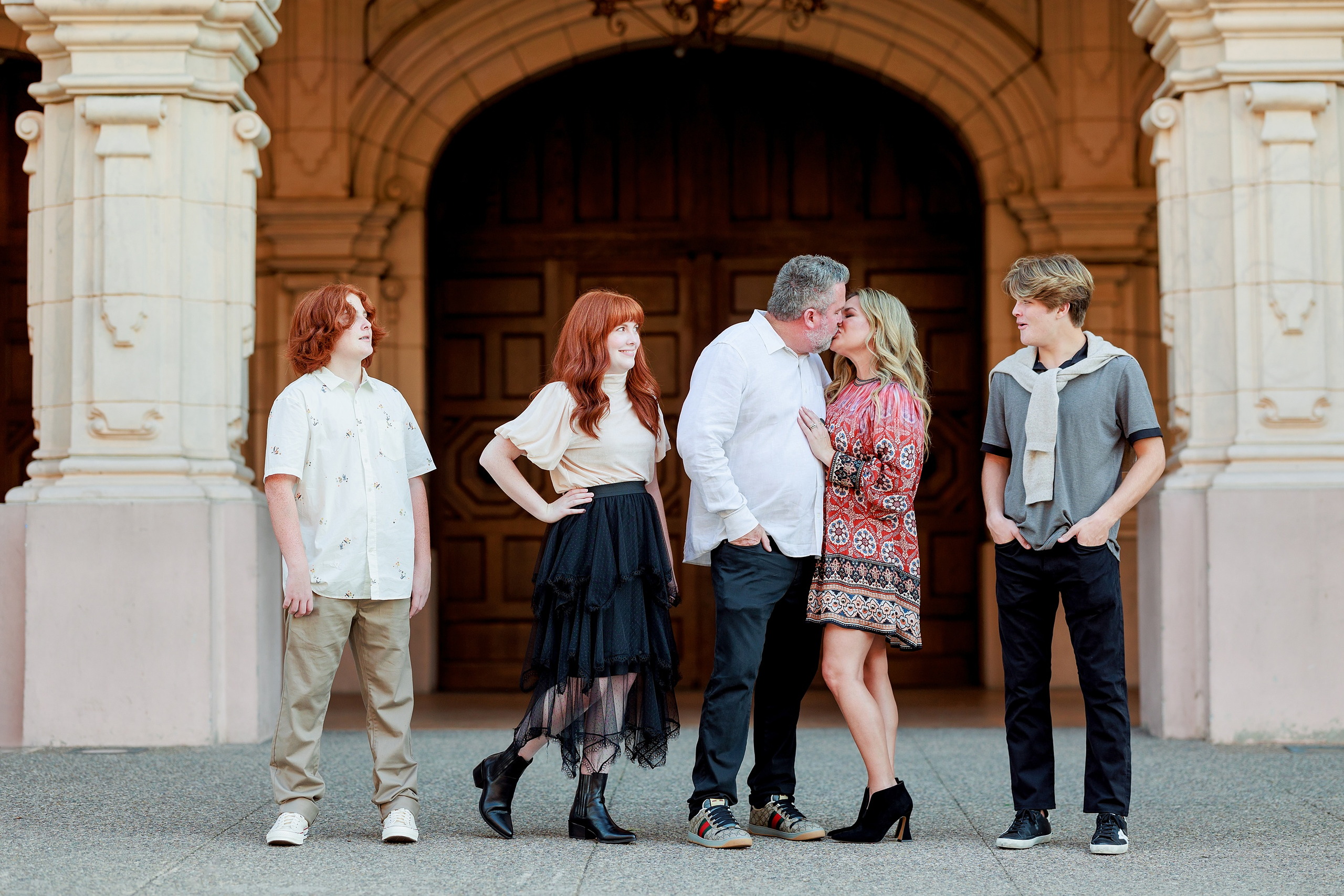 Six Years Later: Family Photos in Balboa Park — 28 Teen girl portrait at Spanish Village Art Center, Balboa Park